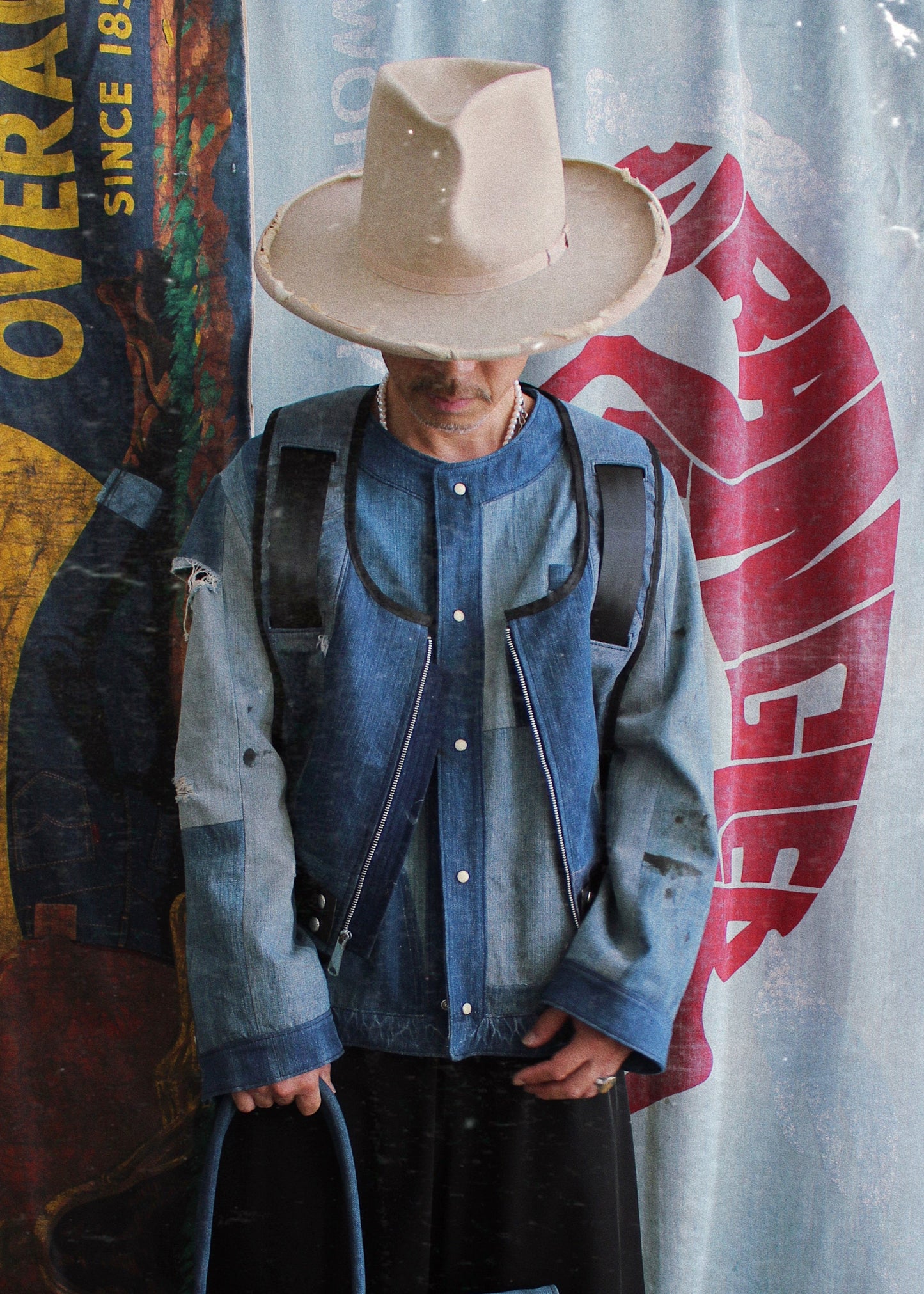 Quilt Denim Jacket