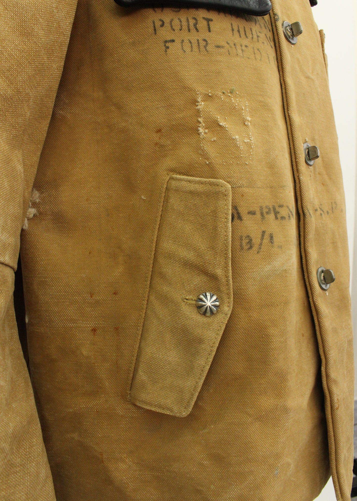 Stencil Canvas Work Jacket