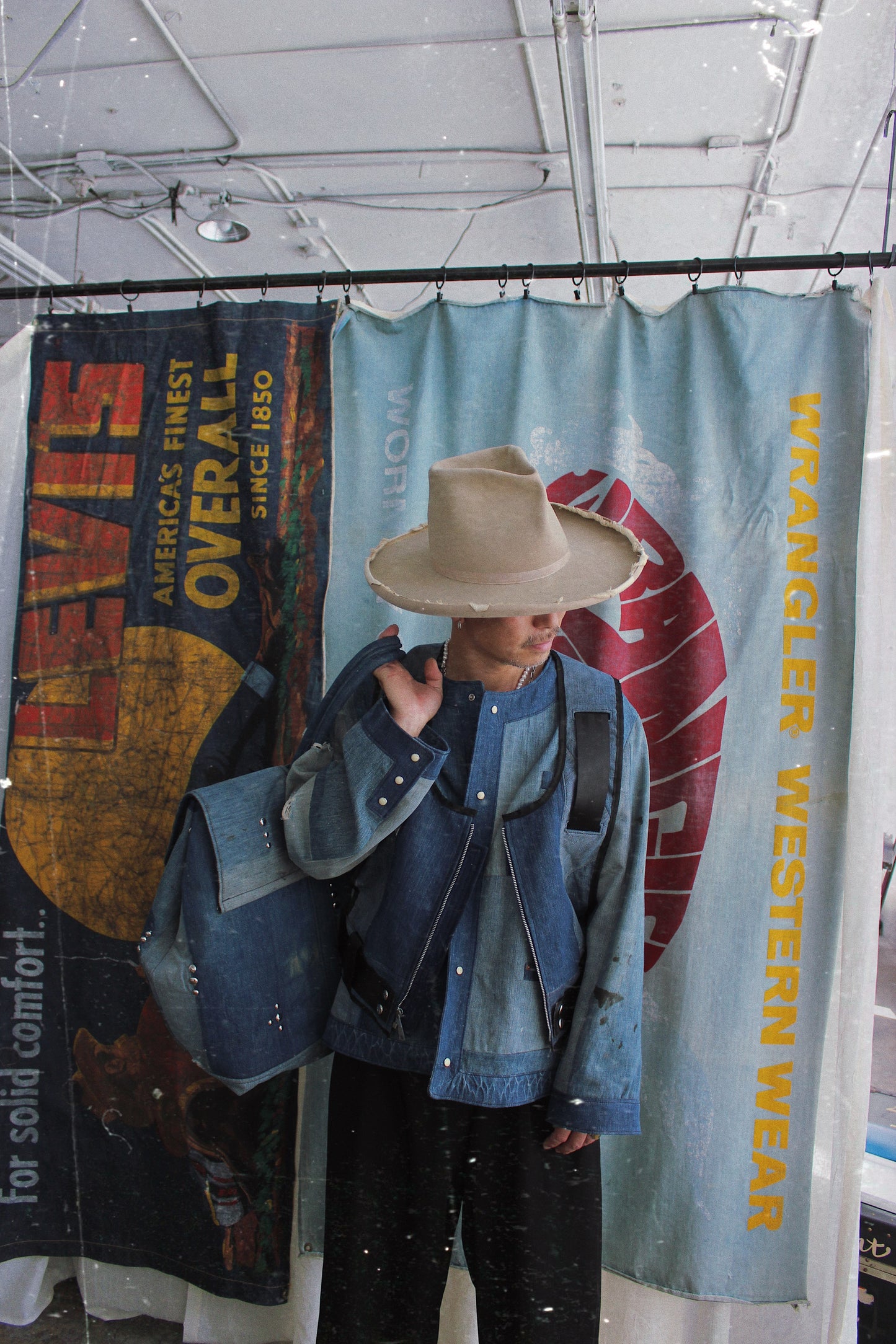 Quilt Denim Jacket
