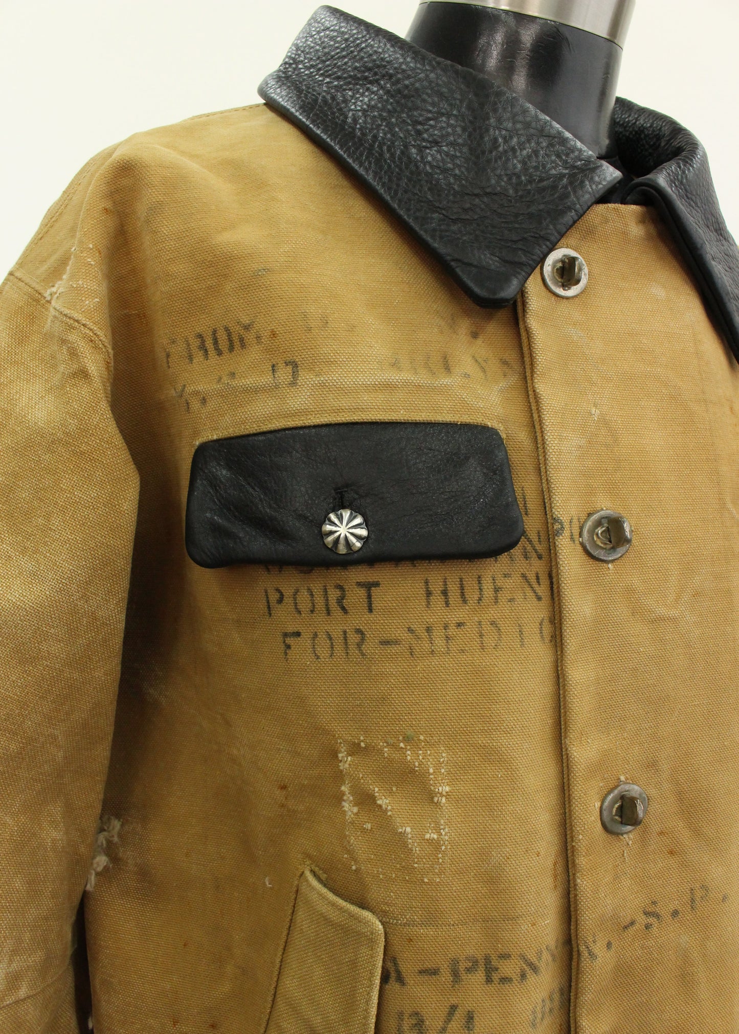 Stencil Canvas Work Jacket