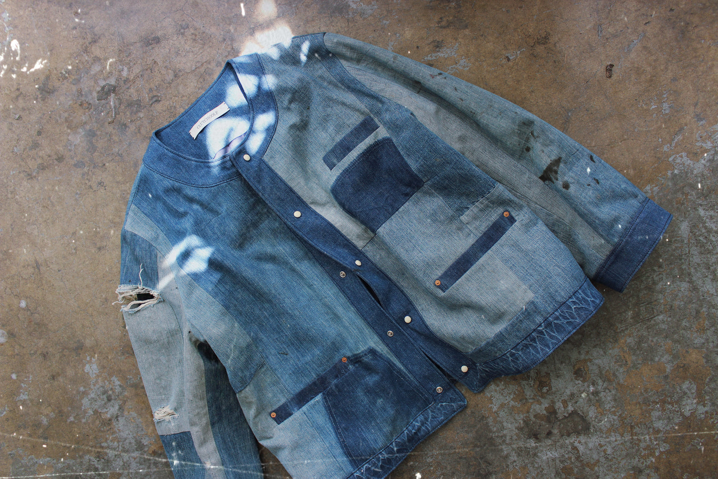 Quilt Denim Jacket