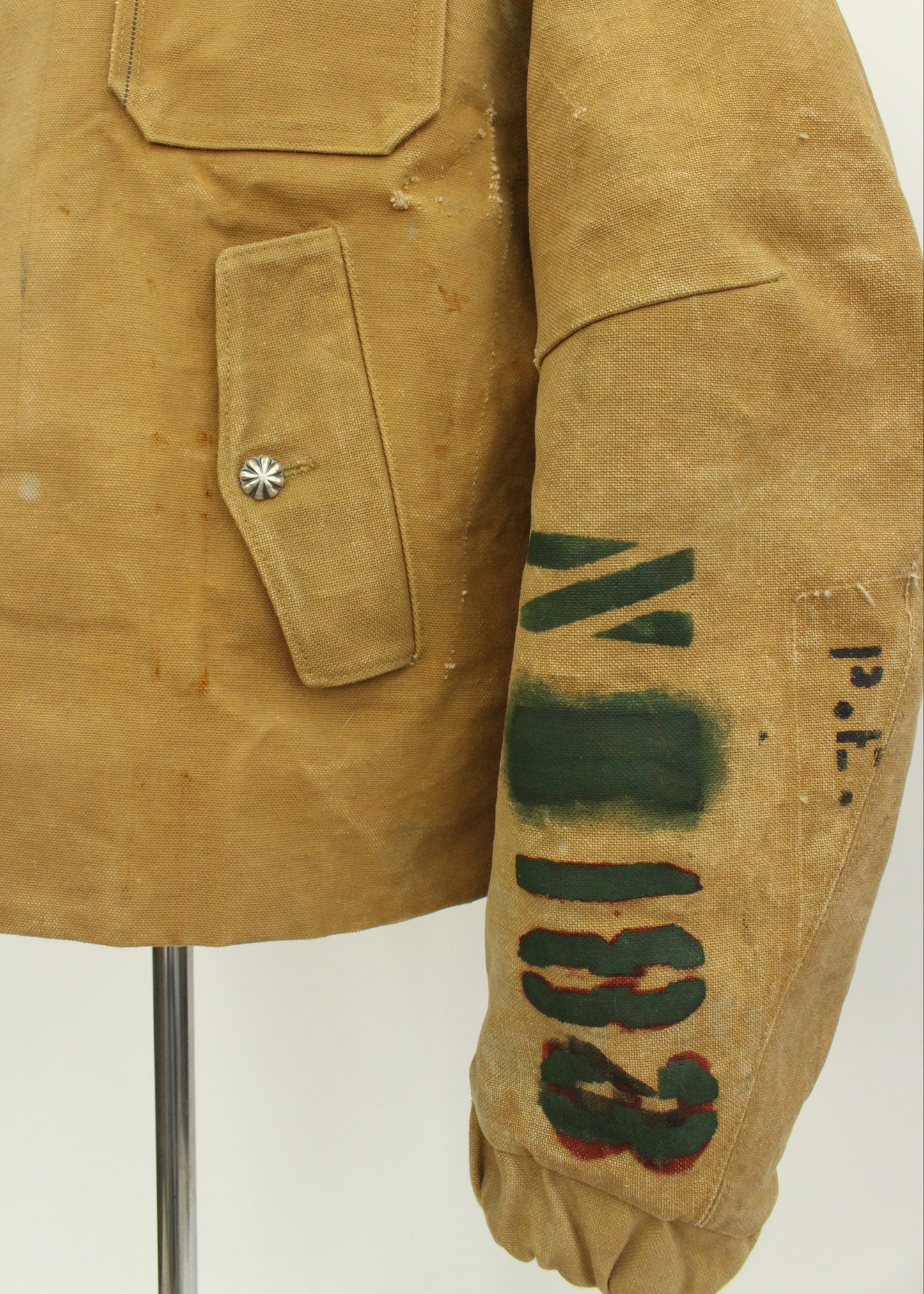 Stencil Canvas Work Jacket