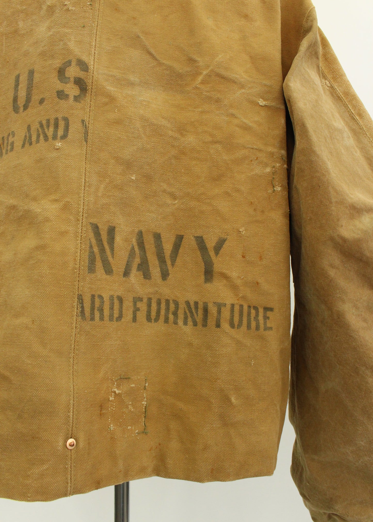 Stencil Canvas Work Jacket