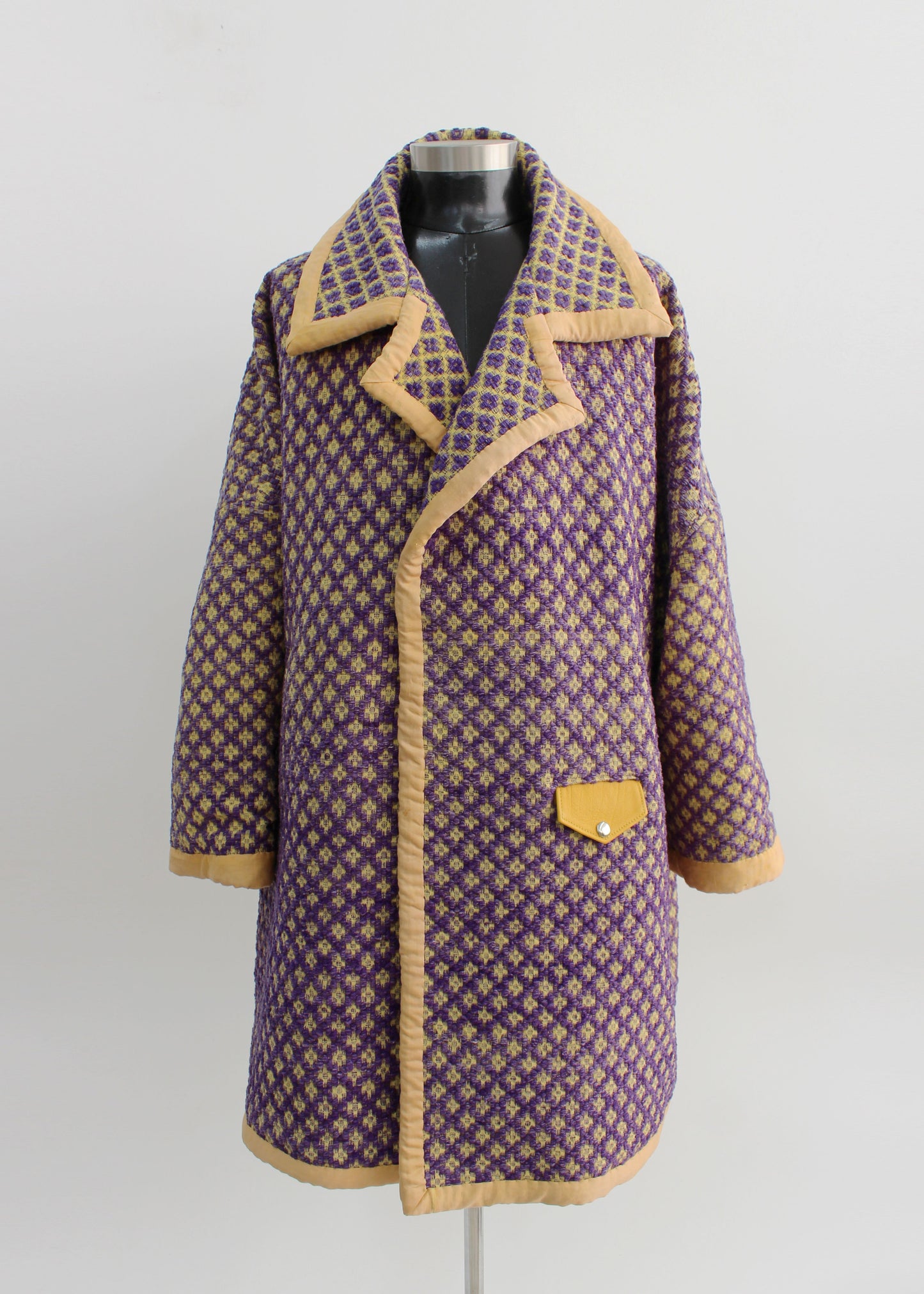 Overshot coat purple