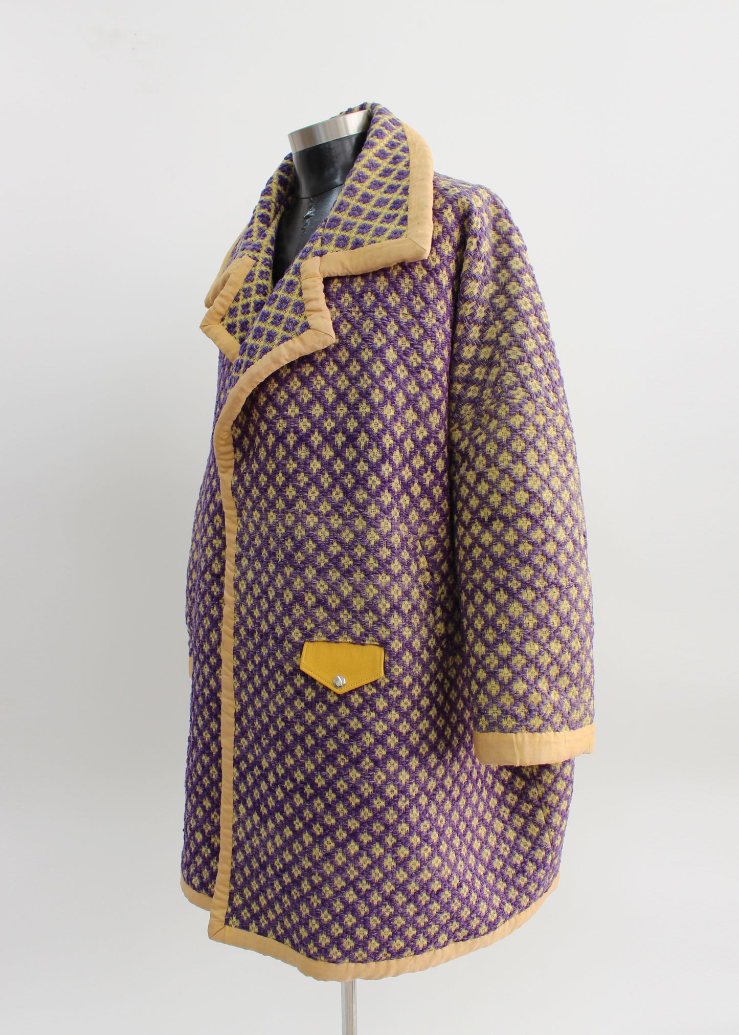 Overshot coat purple