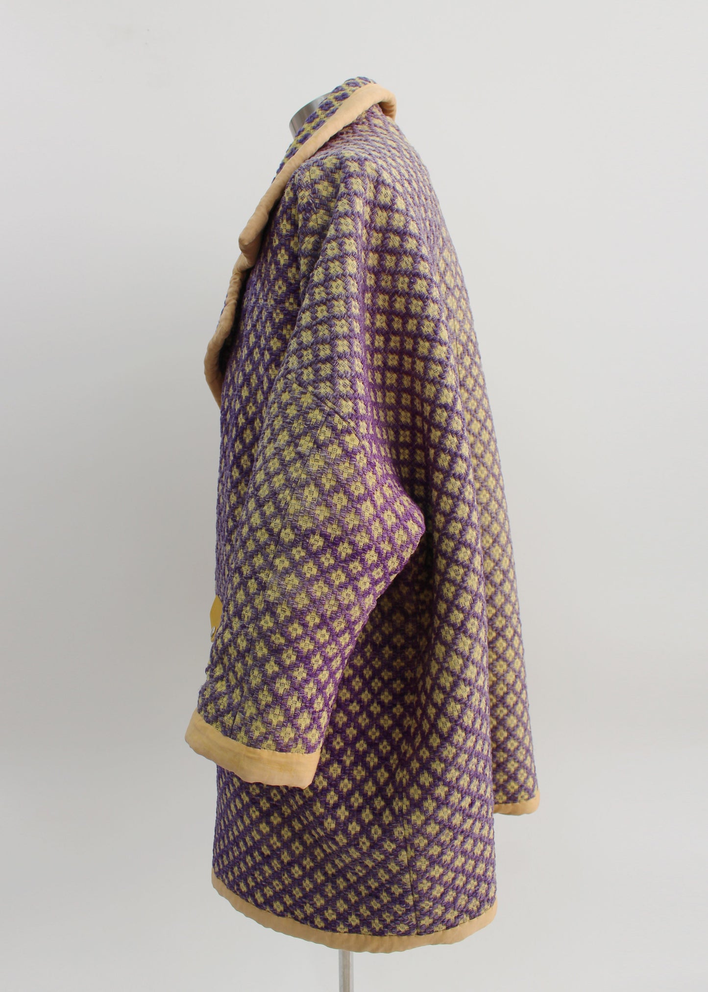 Overshot coat purple