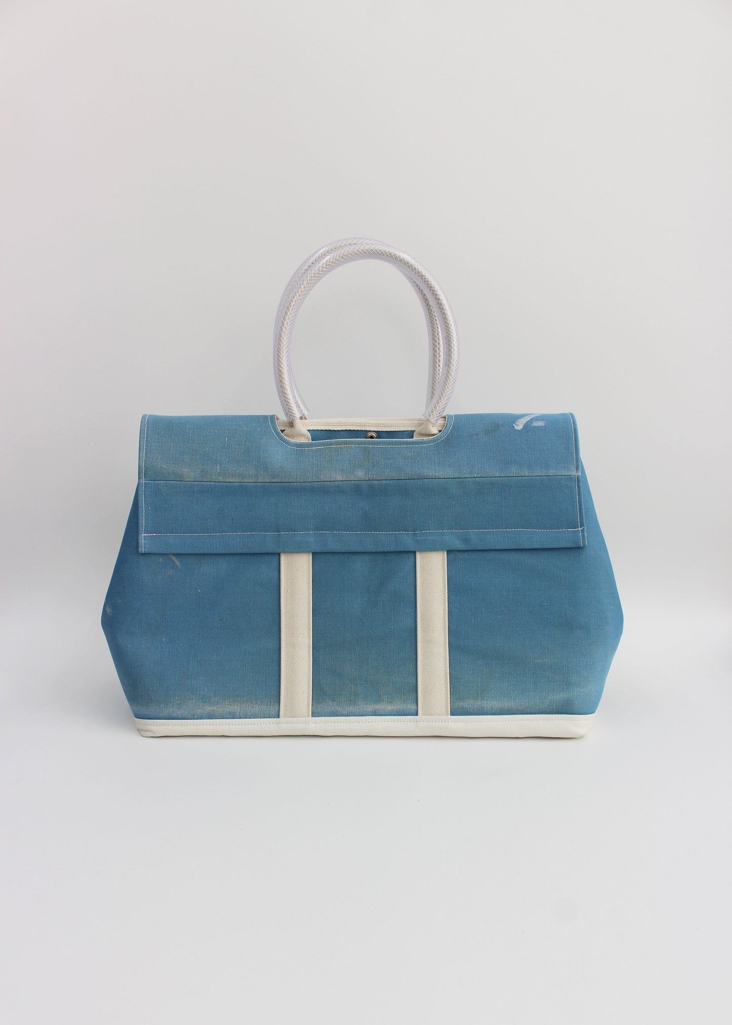Weekend Bag L Blue canvas