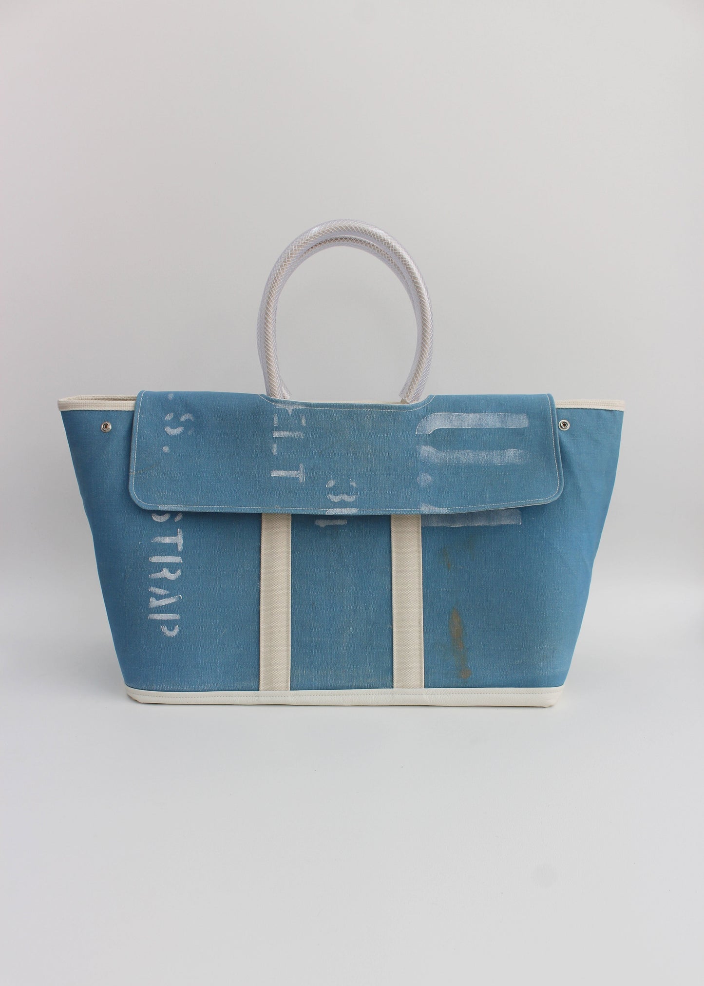 Weekend Bag L Blue canvas