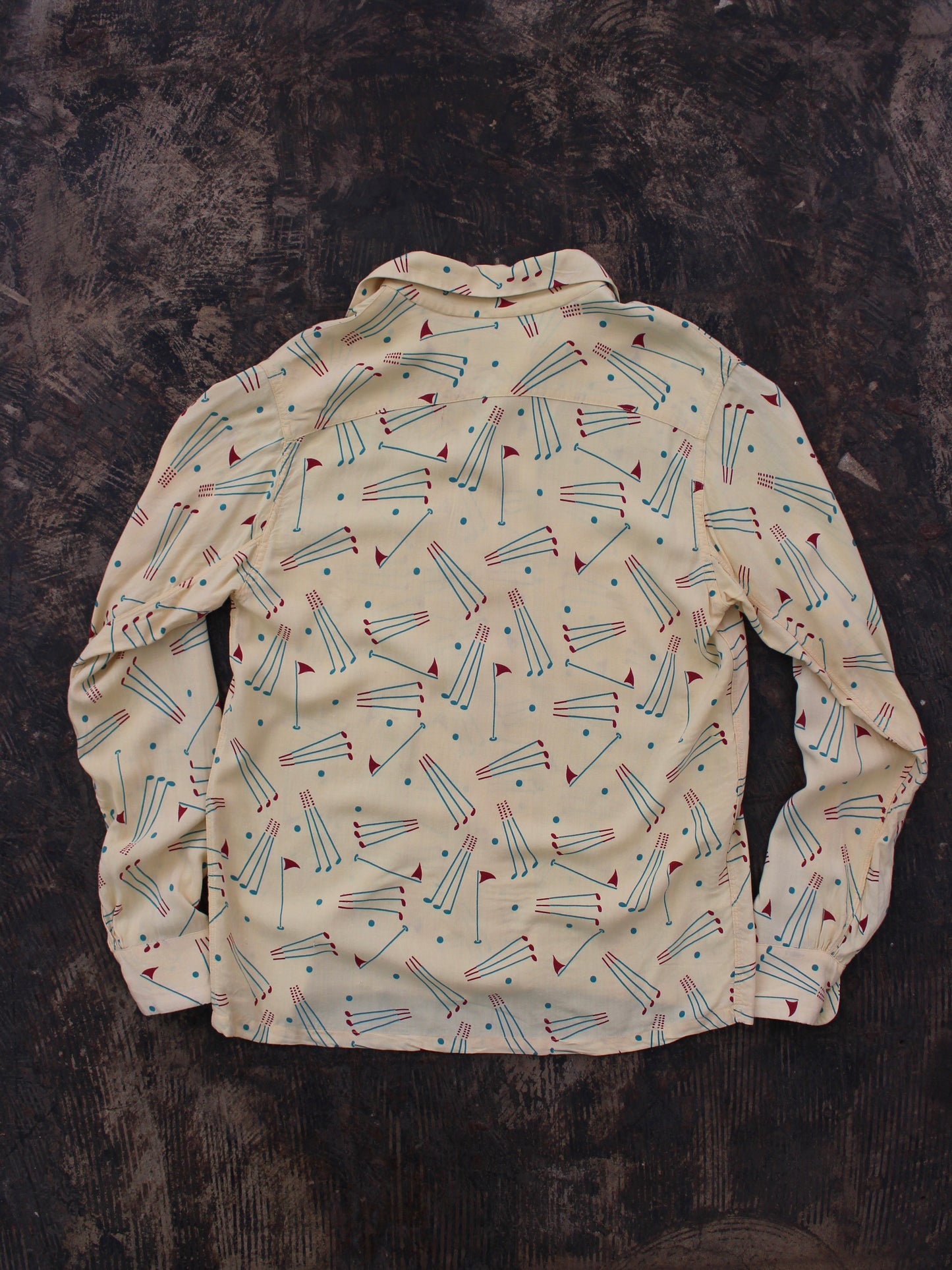 40s Golf printed shirt