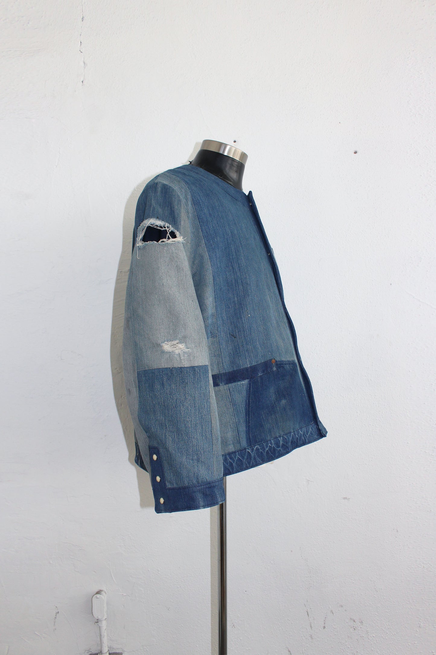 Quilt Denim Jacket