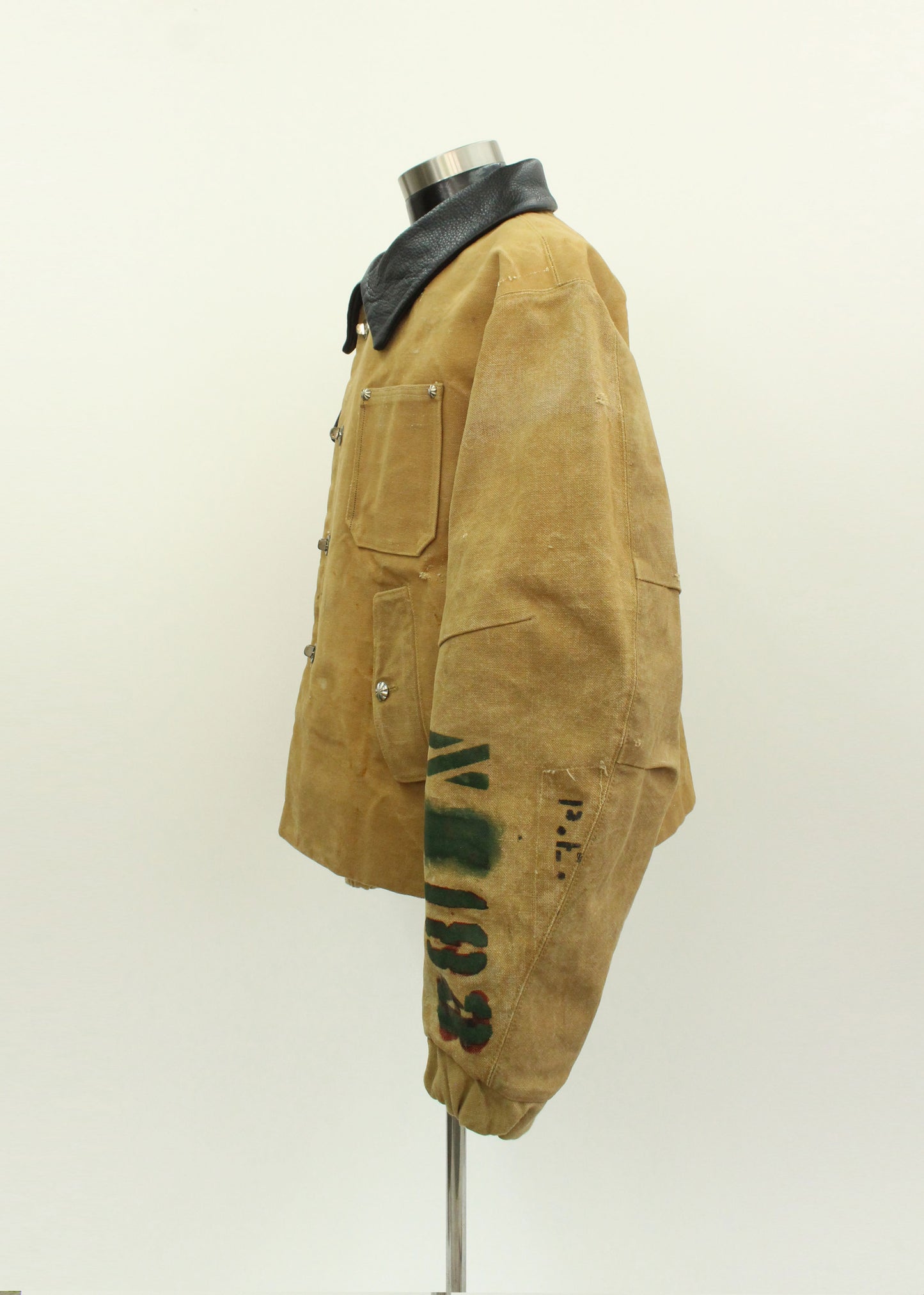 Stencil Canvas Work Jacket