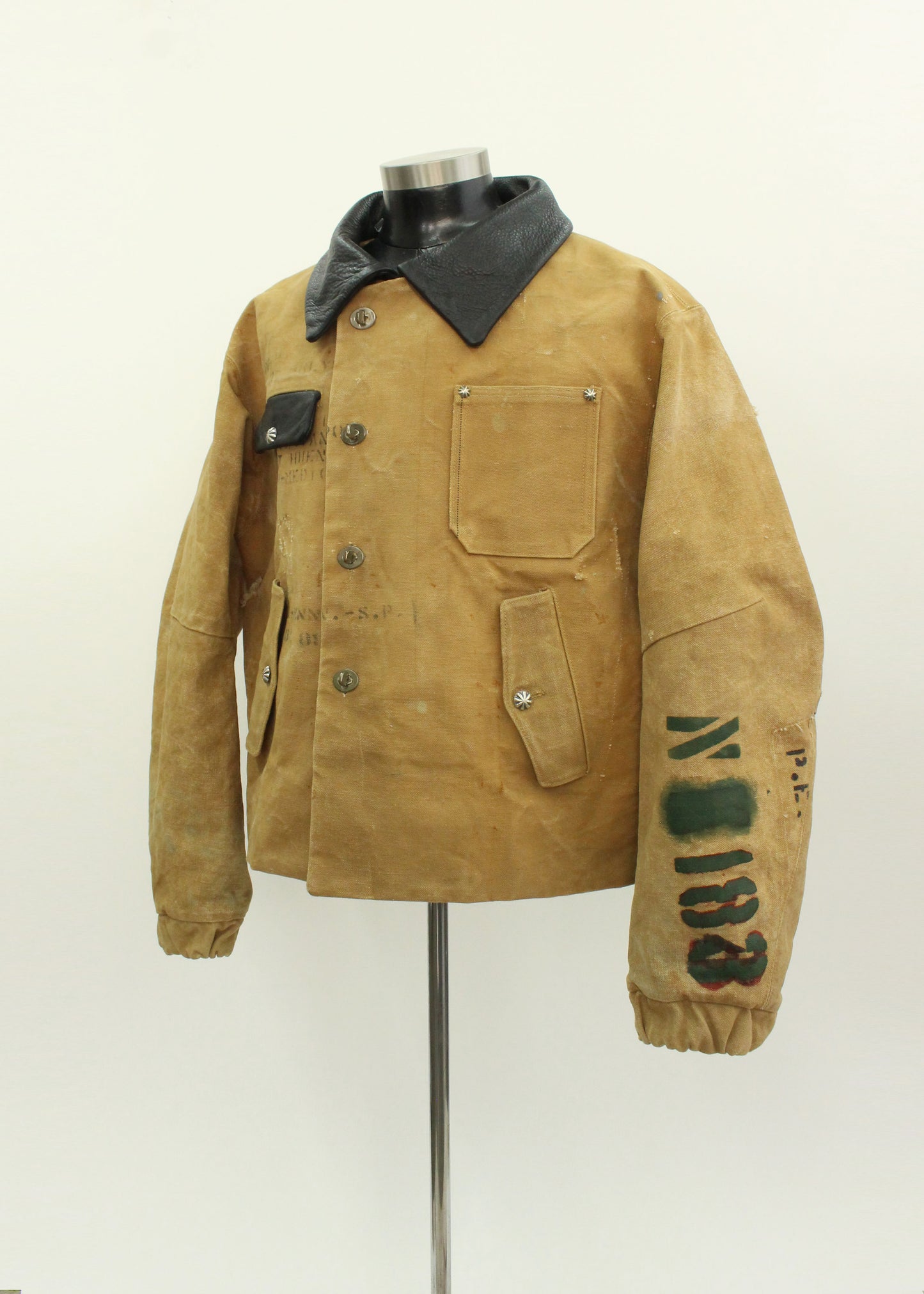 Stencil Canvas Work Jacket