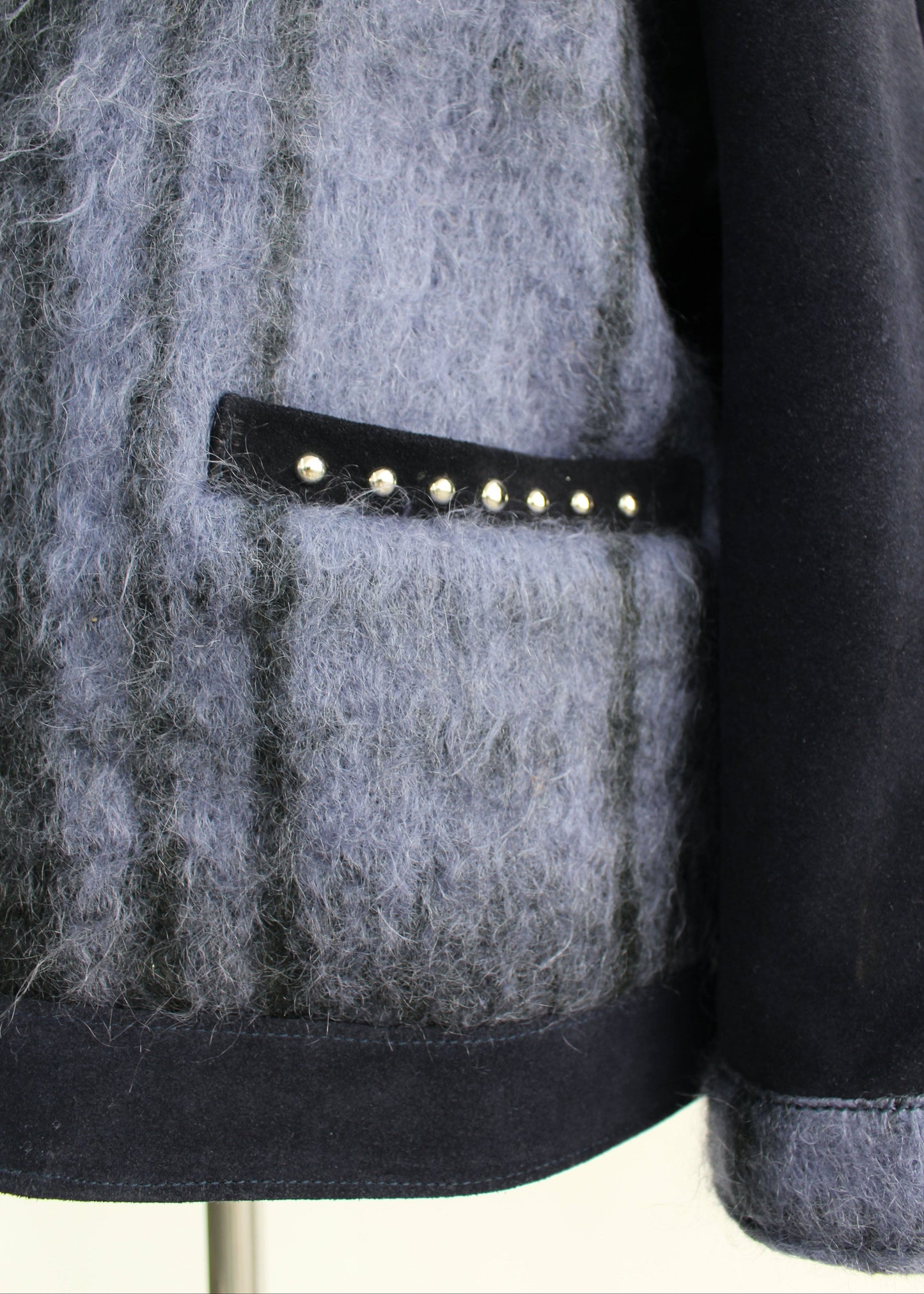 Mohair studs Jacket