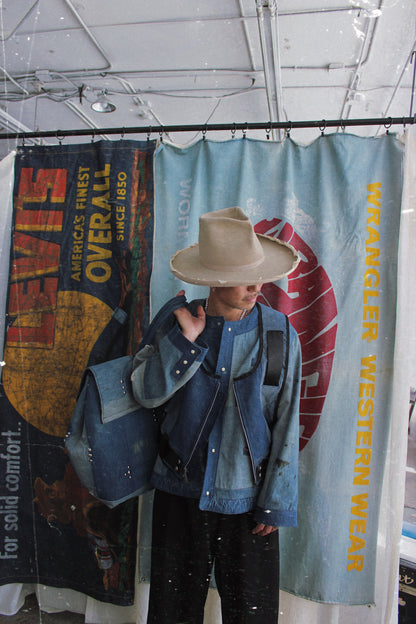 Quilt Denim Jacket