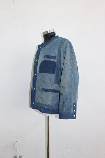 Quilt Denim Jacket