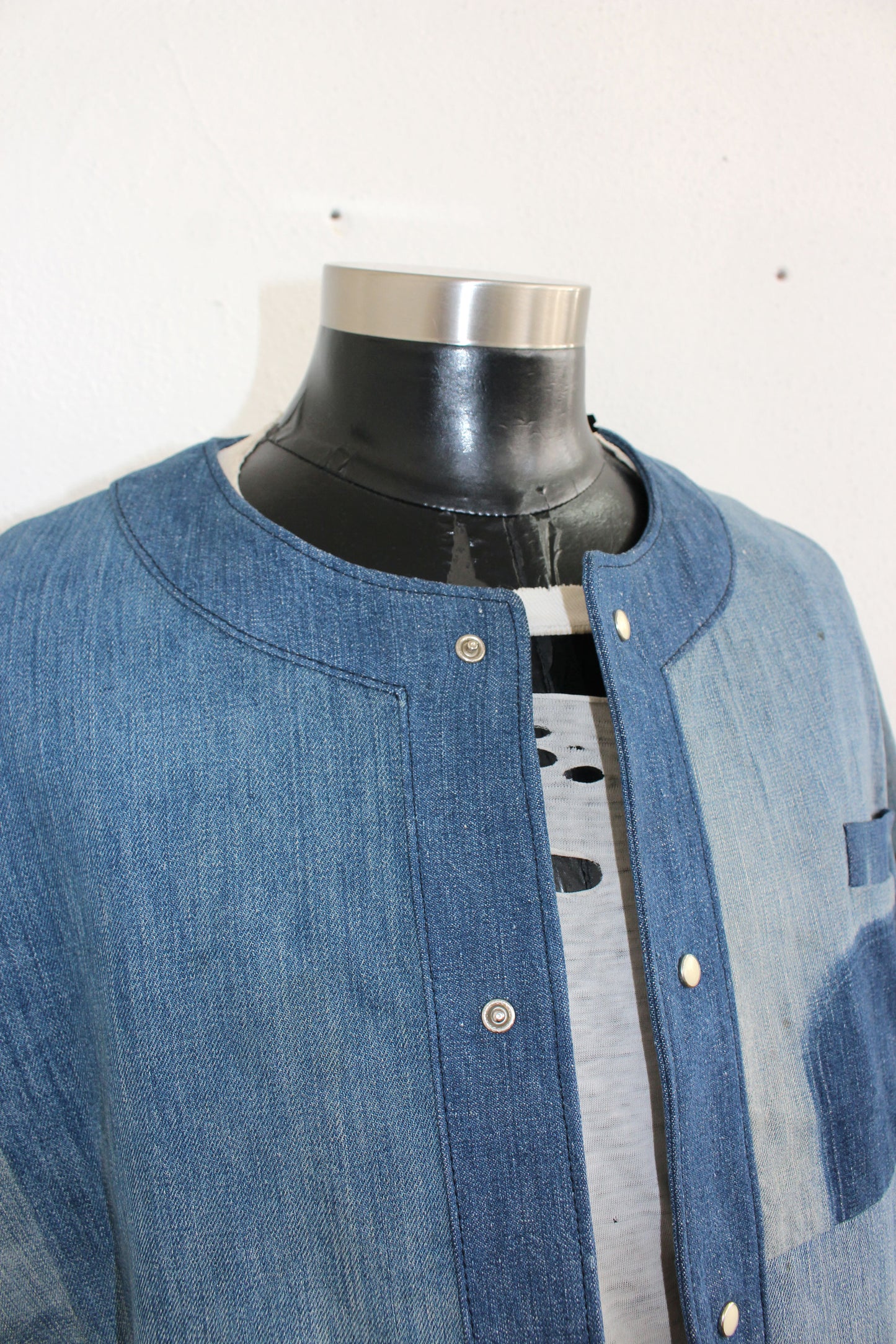 Quilt Denim Jacket