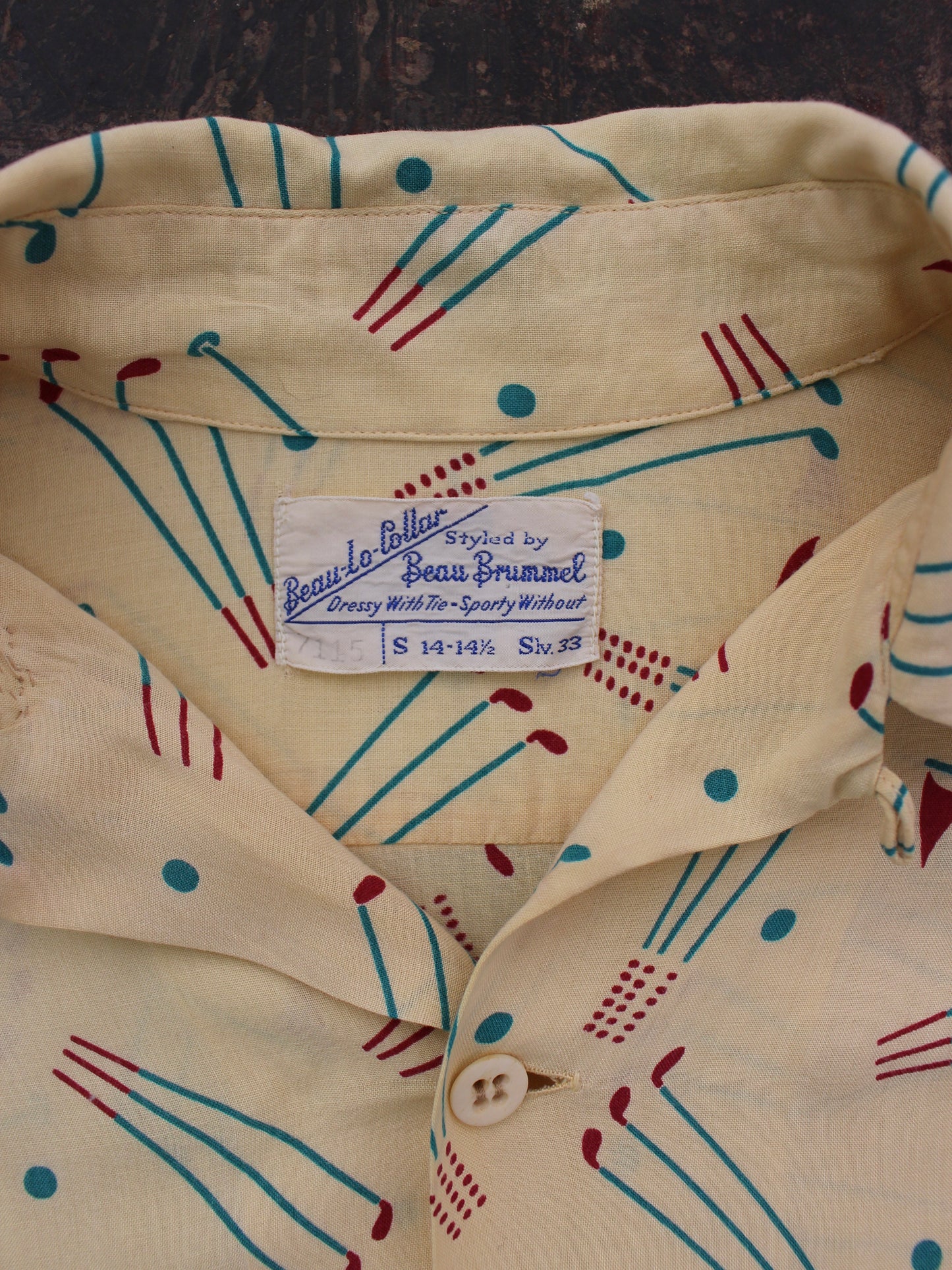 40s Golf  printed shirt