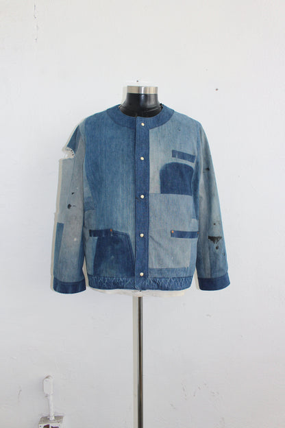Quilt Denim Jacket
