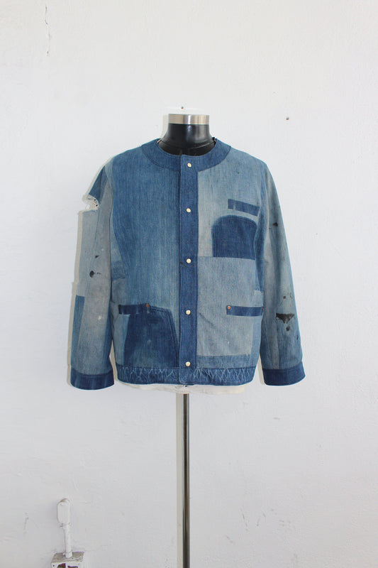 Quilt Denim Jacket