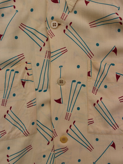 40s Golf  printed shirt