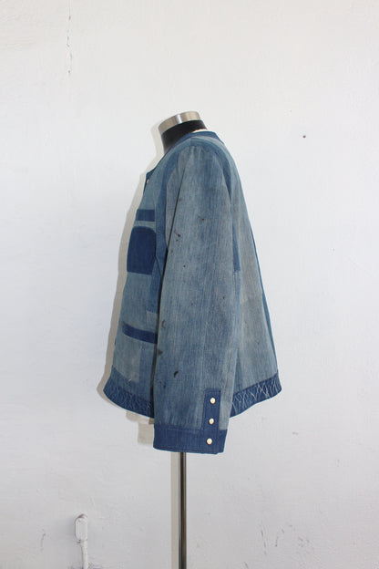 Quilt Denim Jacket