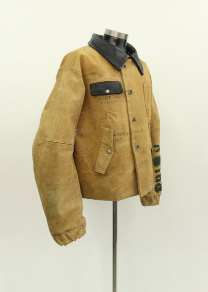 Stencil Canvas Work Jacket